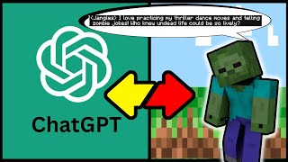 Using ChatGPT To Talk With Minecraft Zombie