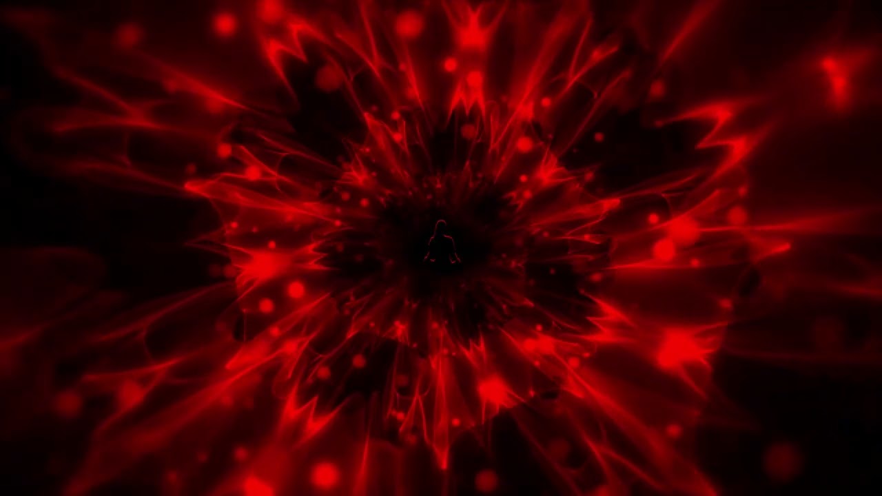 🧘‍♂️ Red Energy Flow – Meditative Light Tunnel | Hypnotic 4K Visual Loop for Focus & Inner Healing