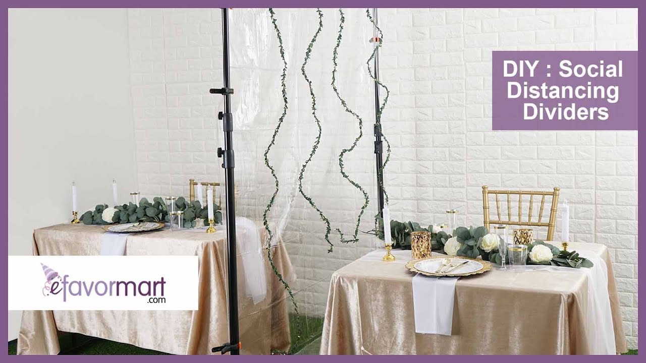 DIY Social Distancing Dividers | eFavormart.com
