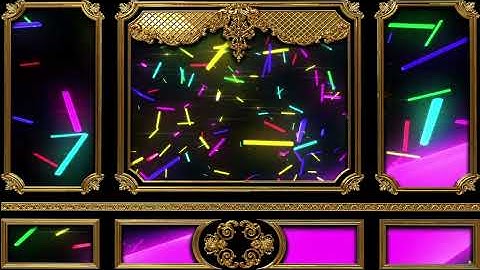 Realistic Gold Decor Frame | Mapping | Free Loop