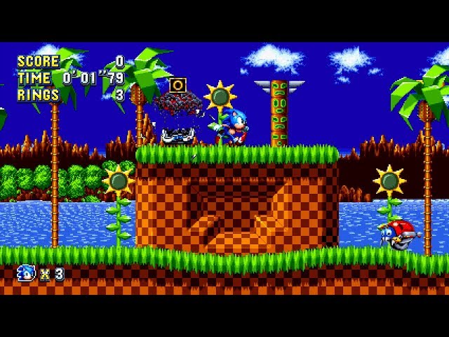 Have A Look At Sonic Mania's Version Of Green Hill Zone - SlashGear