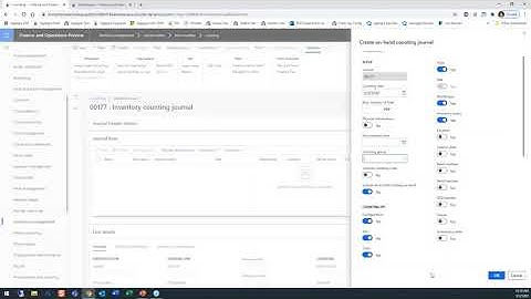 Cycle Counting - Counting Journal Capabilities