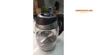Produktbewertung: Chefman Electric Kettle Glass 1.8 L with Temperature Setting for Hot Water, Stainl