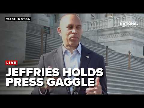 Jeffries holds press gaggle | Dems in midterms and more