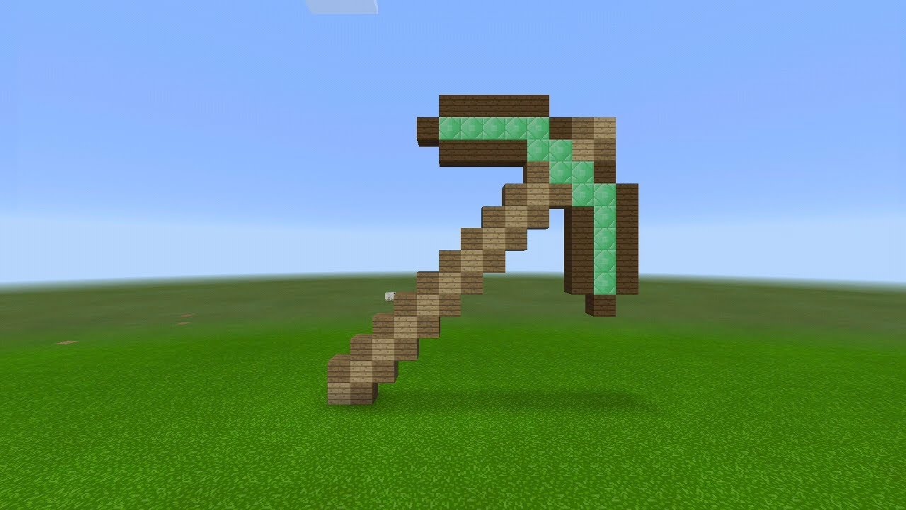 How To Build Pickaxe In Minecraft #minecraft #minecraft2024 - YouTube