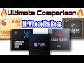 Snapdragon 888 Vs Dimensity 1200 Vs Kirin 9000 Vs A14 bionic Vs Exynos 2100 | MrWhoseTheBoss