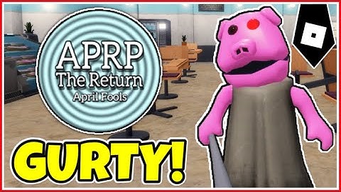 How to get "APRIL FOOLS" BADGE + GURTY MORPH/SKIN in ACCURATE PIGGY RP THE RETURN! - ROBLOX
