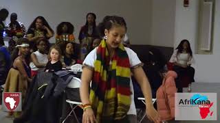 Harvard African Student, Redeit performing an Ethiopian Traditional Dance