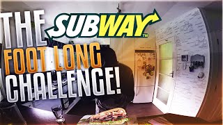 THE SUBWAY FOOT LONG CHALLENGE!