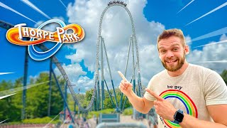 WE RODE THE BEST ROLLER COASTERS AT THORPE PARK