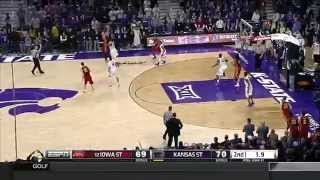 Iowa State at Kansas State | 2014-15 Big 12 MBB Highlights