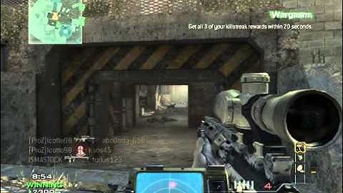 MW3 - AMAZING 9 MAN FEED w/ Sniper