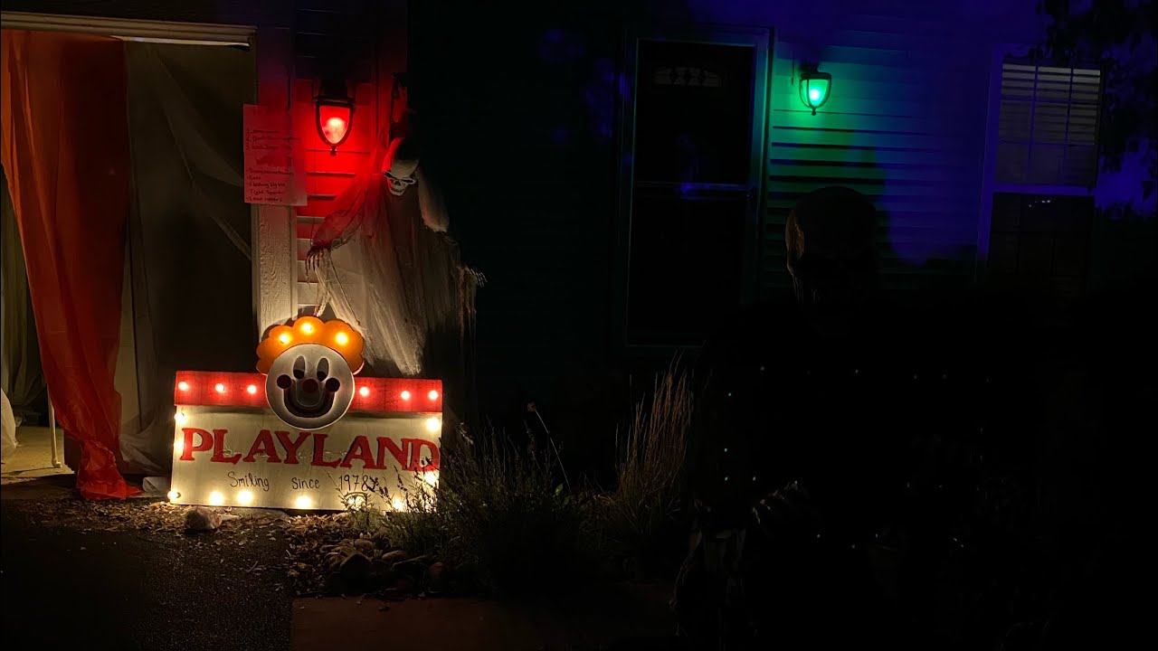 PLAYLAND 🎡🎠 Haunted House 2023 (Nighttime Walkthrough) YouTube