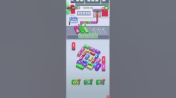 Bus escape traffic jam 20th level 😍🧠 #new #games #braintestsolution #puzzlegame