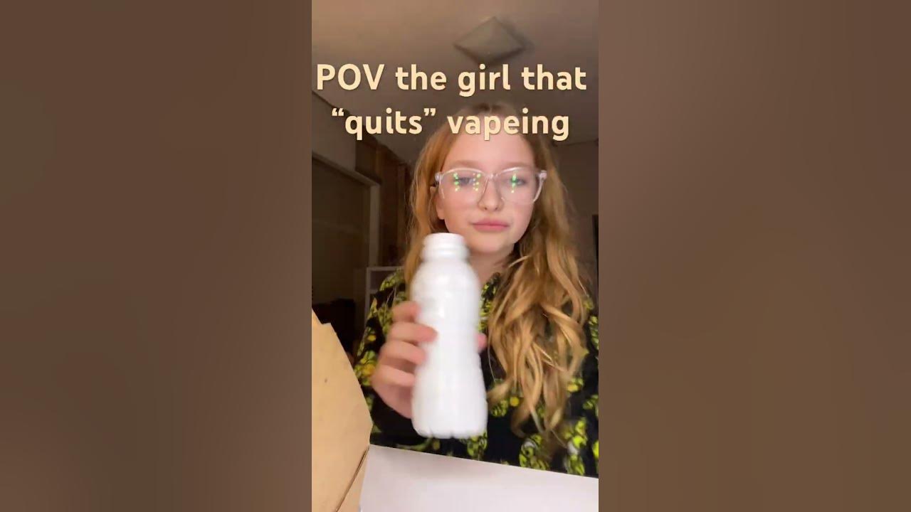 POV the girl that quit vaping #music #hiphop #rap #vape￼