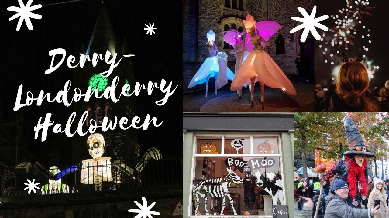 Stedentrip DerryLondonderry & Halloween daar vieren Map of Joy 