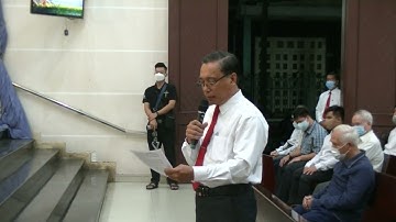 Lời cám ơn của ông trưởng ban hành giáo trong thánh lễ chia tay cha phó GIUSE - 02. 04. 2022