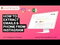 [DISCONTINUED] Instagram Email Scraper - How to scrape emails & phone number from Instagram.