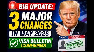 “🚨 BIG UPDATE: 3 MAJOR CHANGES in May 2026 Visa Bulletin (CONFIRMED