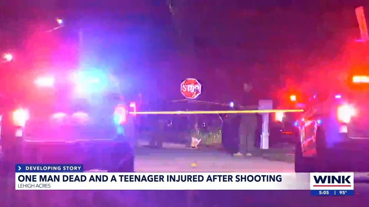 1 man killed, 1 teen injured in Lehigh Acres shooting - YouTube