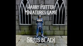 Painting miniatures tutorial for the Harry Potter Miniatures Game EP 44 Sirius Black
