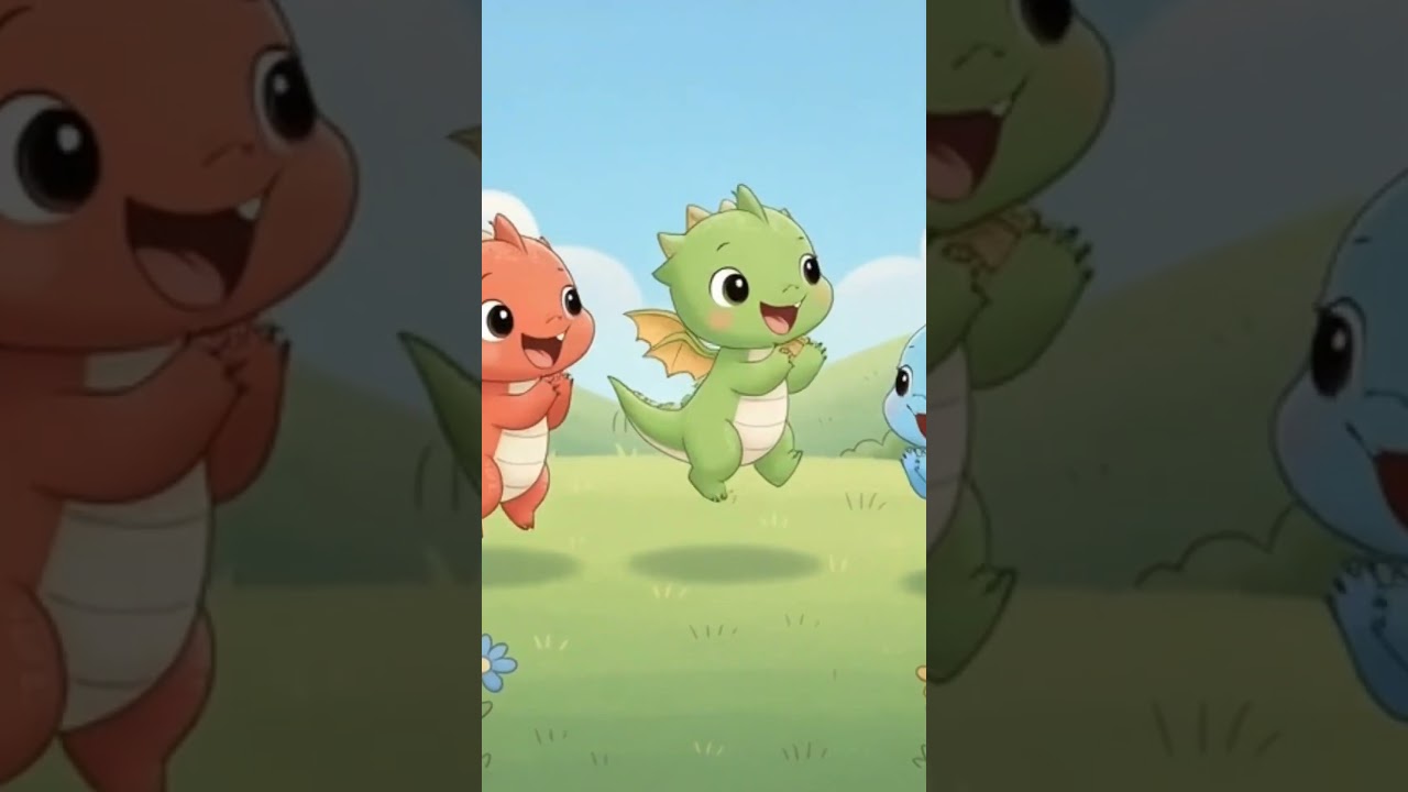 5 Little Dragons 🐲 | Fun Baby Song | Kids Nursery Rhyme 