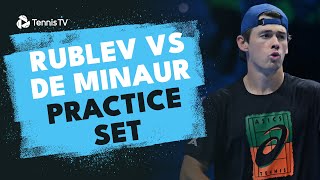 Andrey Rublev & Alex De Minaur Full Practice Set | Nitto ATP Finals 2024 screenshot 2