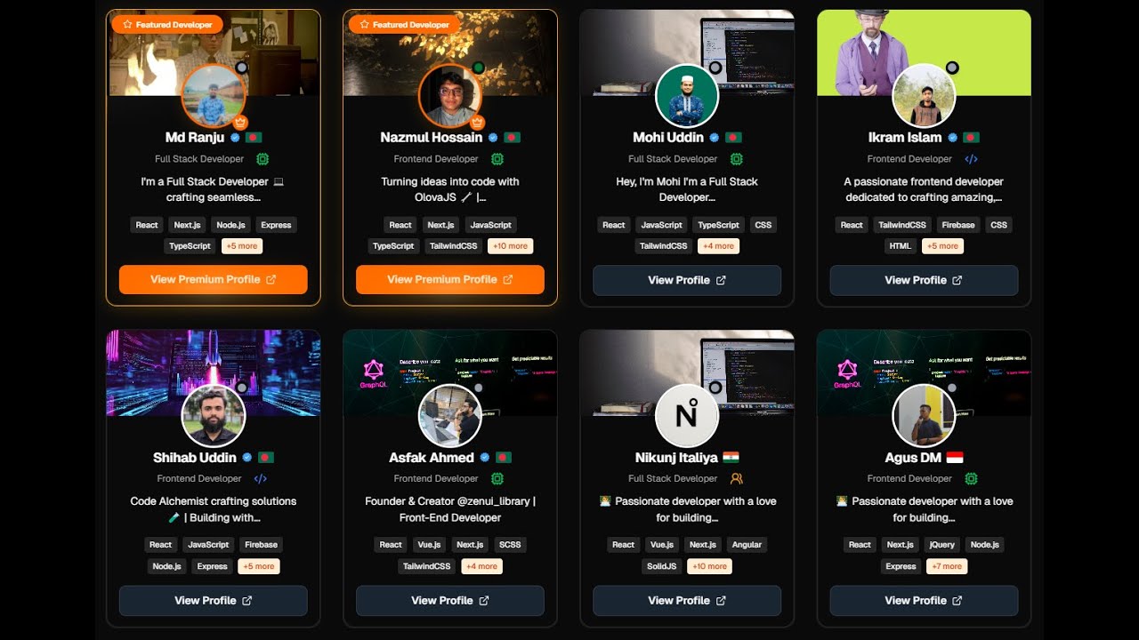 DevShowcase   Showcase Your Developer Portfolio