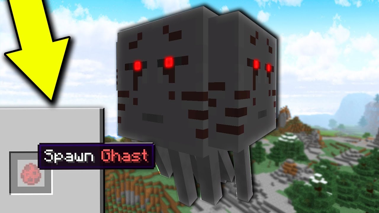 How To SPAWN THE 3 HEADED GHAST In Minecraft! 