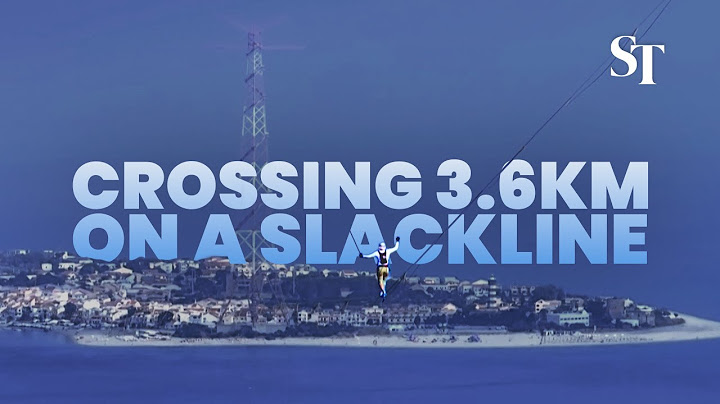 Man crosses world's longest slackline over Messina Strait