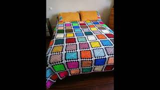 Useful And Attractive Demanding Gourges Collection Crochet Badsheet Square Garrny Designs Ideas