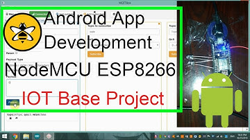 Android App for Nodemcu(esp8266) Using MQTT Broker | IoT Project | Use from Anywhere Part-1
