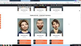 Divi Person Module Bundle 4 (Template 41- 50)