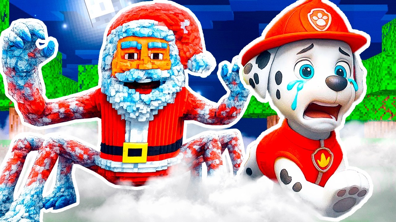 СКАЙ и МАРШАЛ УБЕГАЮТ от ГУГУ ГАГА ЩЕНЯЧИЙ ПАТРУЛЬ в МАЙНКРАФТ