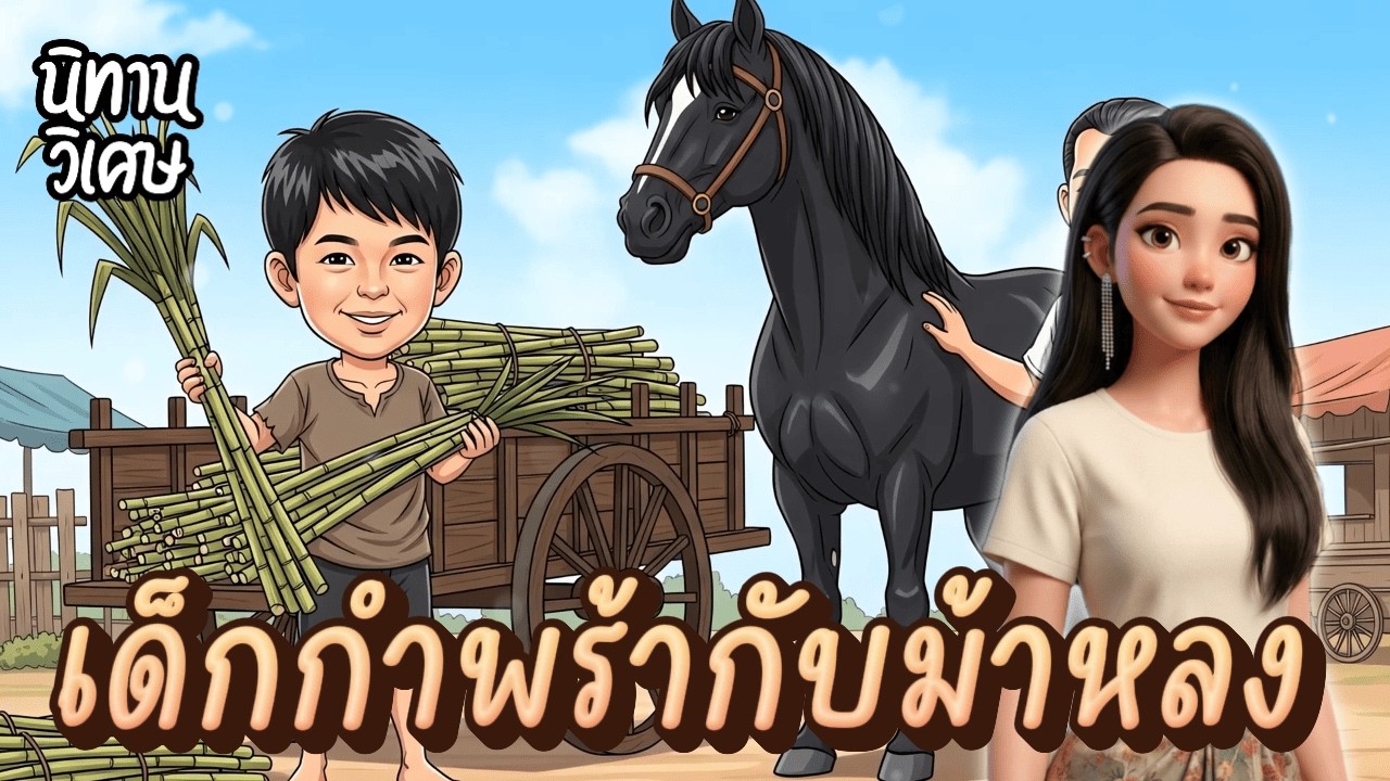 เด็กกำพร้ากับม้าหลง | EP.52 นิทานวิเศษ #นิทานพื้นบ้าน #นิทานก่อนนอน #นิทานสอนใจ