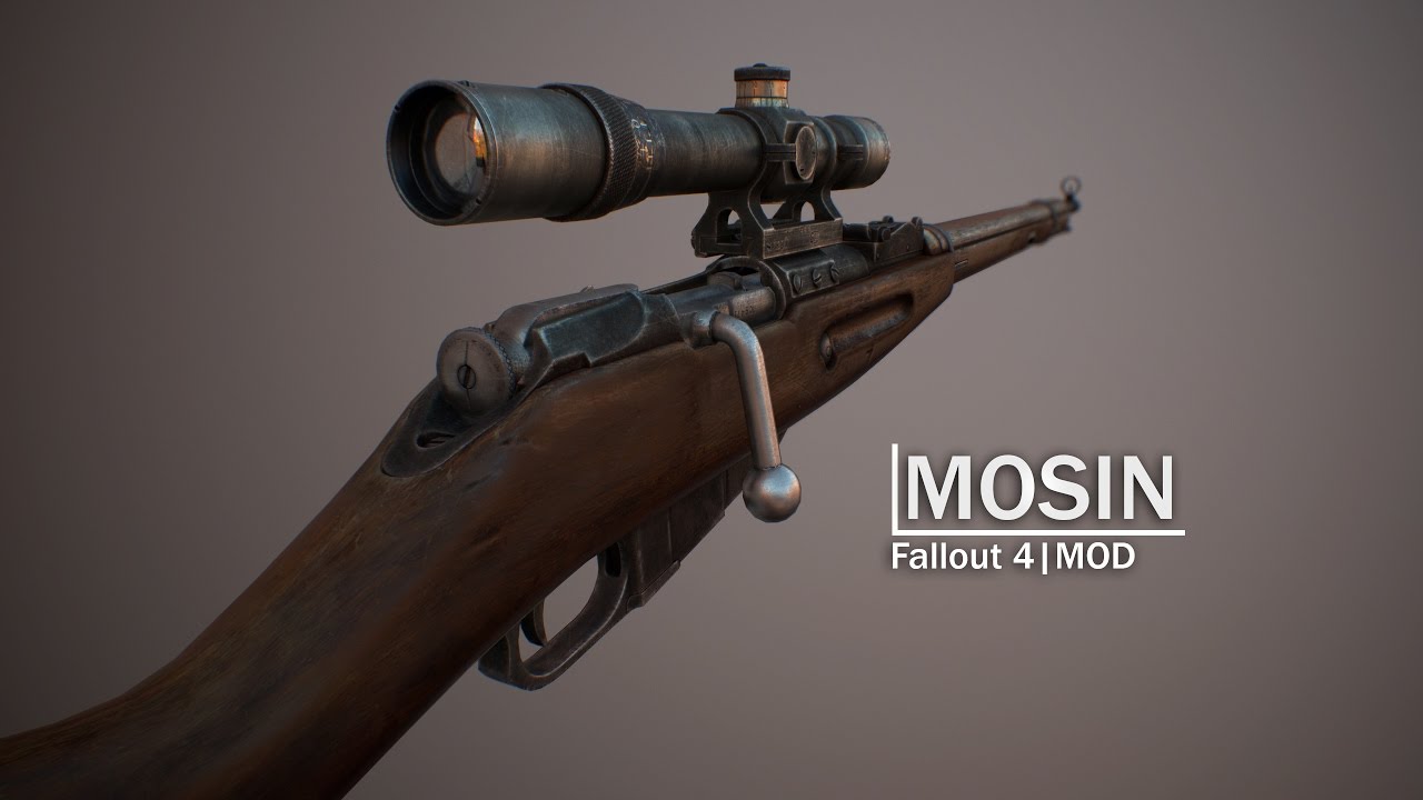 Mosin Nagant Sniper Rifle At Fallout 4 Nexus Mods And Community