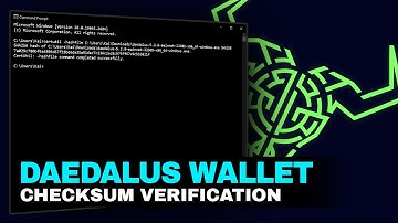 Daedalus Wallet Tutorial | SHA256 Windows Checksum Verification [English]