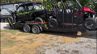 Converting a 20’ utility trailer to hold side by sides or UTV’s