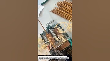 “Extreme Bamboo Splitting Tool – Satisfying Precision Strip Cutting Process”.