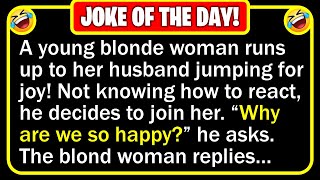🤣 BEST JOKE OF THE DAY! - A young blonde woman had been married for about a year...  | Funny Jokes