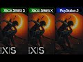 Shadow of the Tomb Raider - Xbox Series X|S & PlayStation 5 - Comparison & FPS (BC)