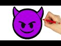 HOW TO DRAW EMOJI/ desenhar um emoticon/ dibujar emoticon