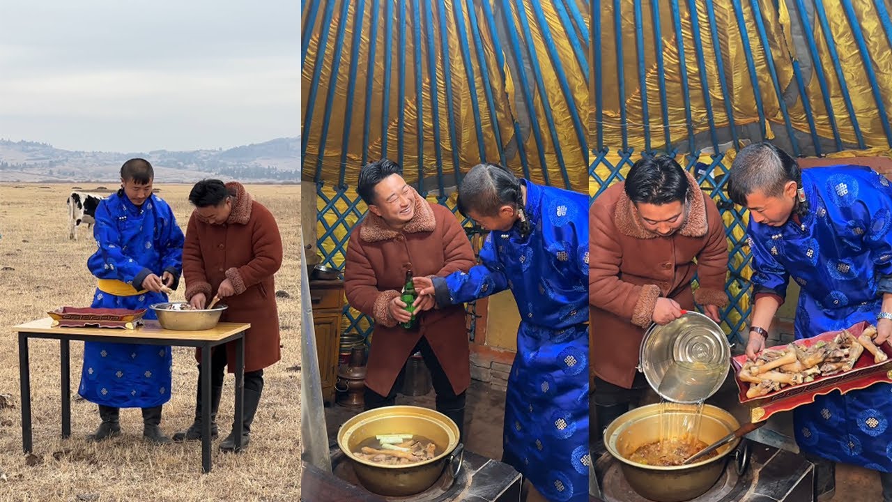 Lamb trotters are a treasure; today we're having spicy lamb trotters.#food#delicious