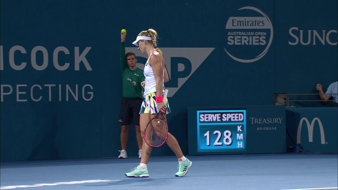 やった スビトリナがフルセットで勝利し準決勝へ アンゲリク ケルバー対エリナ スビトリナ ブリスベン国際17 テニス動画 Jp