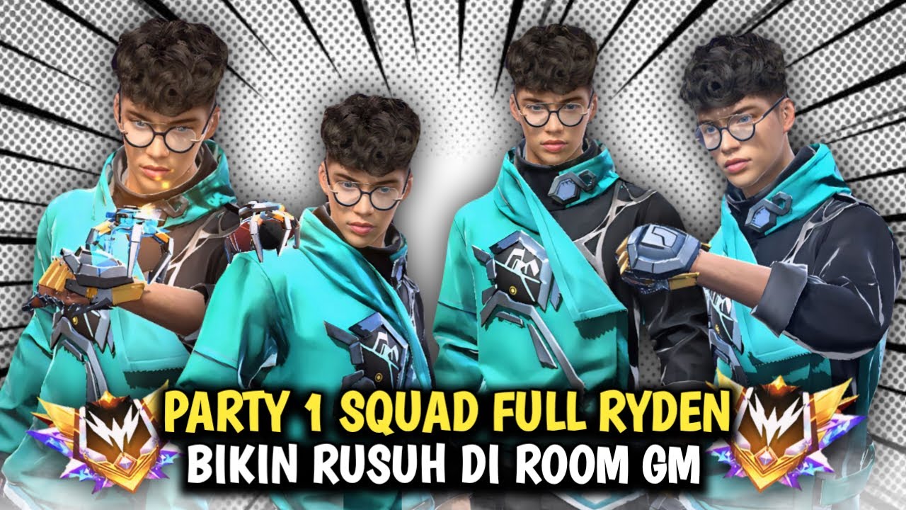 Namatin Free Fire Clash Squad Party Pake Skill Full Ryden Musuh Di Room Grandmaster Pada Kesel