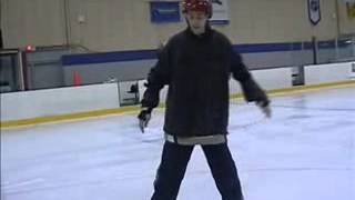How To Stop On Ice Skates - Ice Skating Tutorial - No Intro