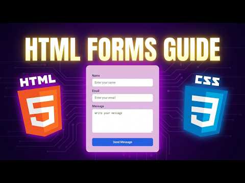 HTML Forms Explained: Build a Contact Form from Scratch
