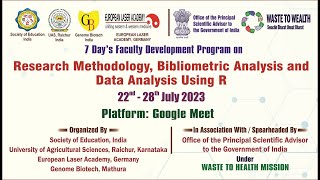 Celebrity Day-7 : 7 Days FDP II Topic : AI IN SCIENTIFIC RESEARCHAND PUBLICATION Wealth