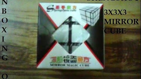 Unboxing Of Shengshou 3x3 Silver Mirror Cube