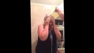 Kim's ice bucket challenge